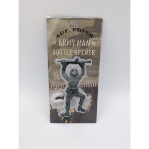Army Man Bottle Opener by One Hundred 80 Degrees Die Cast Metal Beer Pop Soda
